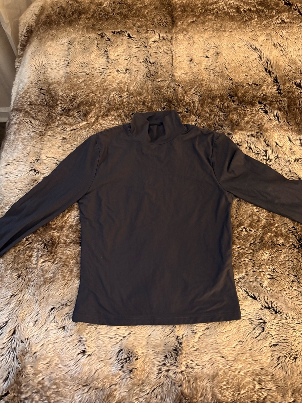 Abercrombie Black Mock Neck